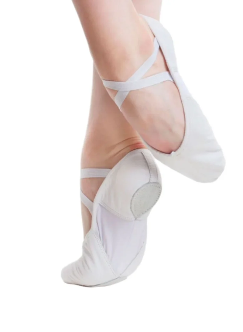 Onesports Stretchy White Ballet Shoes